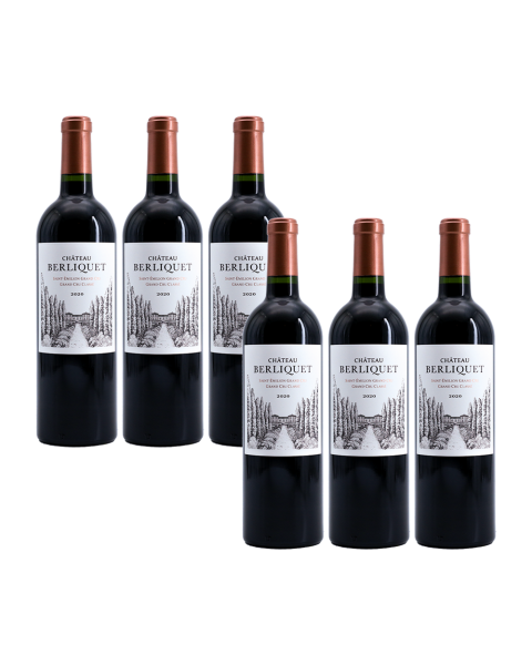 CH.BERLIQUET 2020 750ml SAINT EMILION  (6 Bottle Offer)